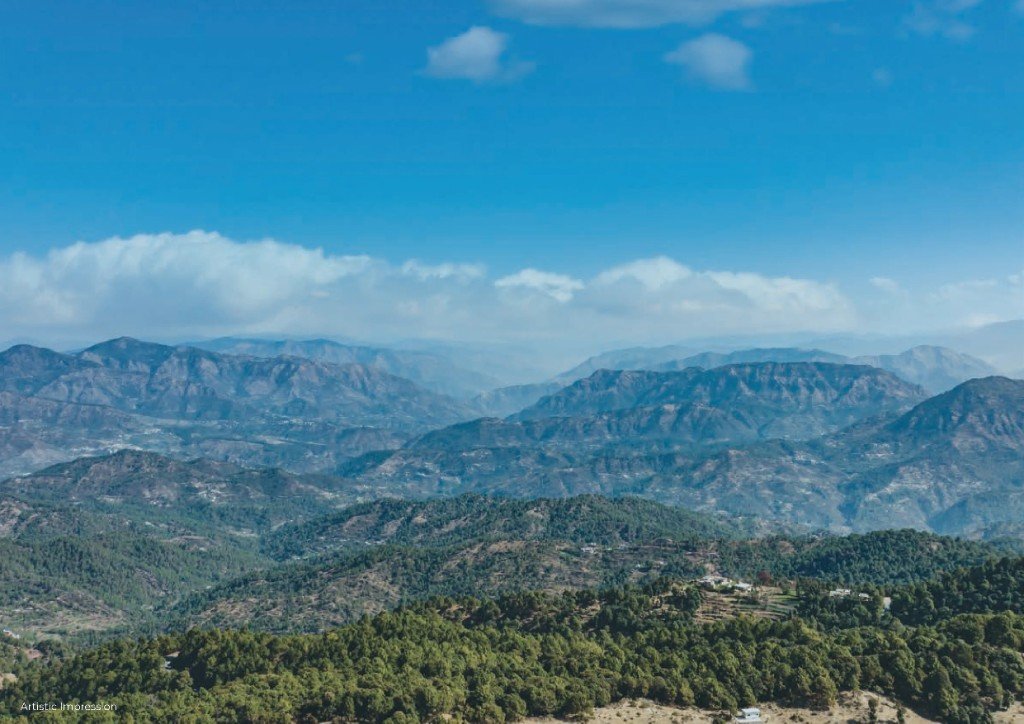 Panoramic mountain views around Terra Grande Sirmaur